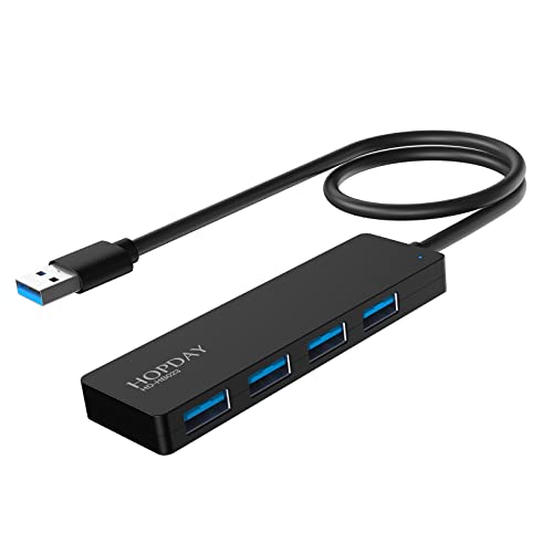 HOPDAY 4-poorts USB 3.0-hub voor Apple MacBook, MacBook Pro, MacBook Air, Mac Mini, iMac MacPro Windows-laptops en Ultrabooks en pc's