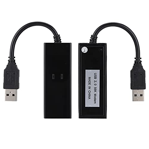 ciciglow USB 56K Extern Inbelmodem voor Win7 Win8 Win10 XP, Quick Connect, Faxdatamodem