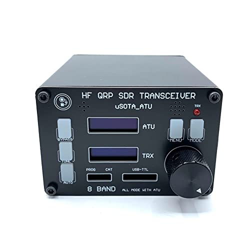 Koanhinn USOTA-ATU USDX SDR Zendontvanger Alle 8 Band HF Radio QRP CW Zendontvanger ATU-100 Antenne Tuner Dual-Screen Display