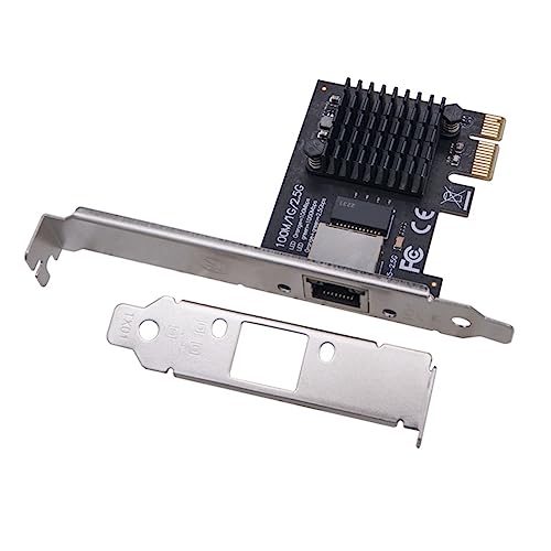 Voragrl 100/1000 M/2.5G RJ45 Netwerkadapter Gigabit Netwerkkaart Bedrade Netwerkkaart RJ45 RTL8125BG Chipset PCIe PCI Express Netwerk Lan Kaart