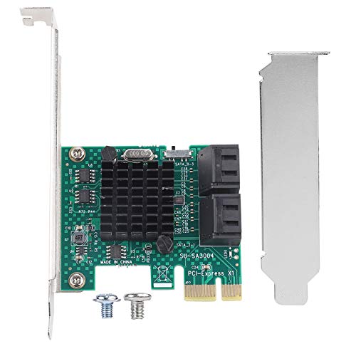 Dioche Sata Card Pcie Sata Uitbreidingskaart Sata 3.0 Uitbreidingskaart 4 Port Pcie Naar Sata 3.0 Uitbreiding Controller Card Adapter 6G