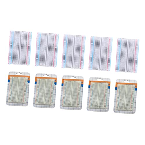 OSALADI 10 Stuks Kleine Broodplank Kleine Broodtrommel Circuit Breadboard-kit Experimenteer Broodplank Soldeerloze Breadboard Kit Broodplanken Circuit Kits Trui Stroomvoorziening