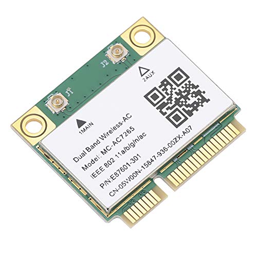 Queen.Y Draadloze Netwerkkaart Dual-Band Netwerkkaart Mini Pci â€‘ E Gigabit Dual â€‘ Band Pci â€‘ E Netwerkkaart Voor Win7 Win 8 Win 10