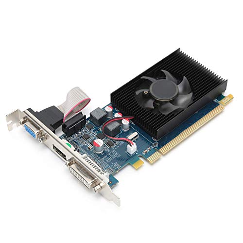 Dilwe HD7450 Computergrafische kaarten, 2G 64 bit 600 MHz DDR3 grafische kaarten, PCI Express 3.0 sleuf voor desktopcomputer