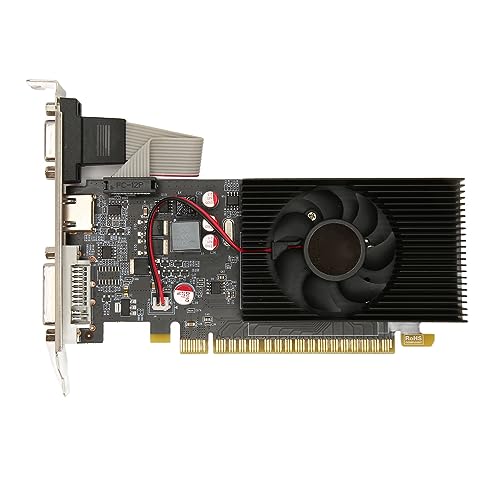 Cuifati GT730 Grafische Kaart 4 GB DDR3 1400 MHz 128-bit Grafische Kaart GPU met PCI Express X16 3.0 HDML DVI VGA, Computer Grafische Kaart Plug en Play