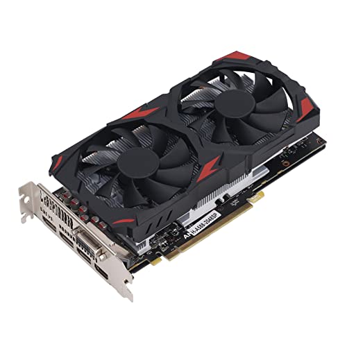 Cuifati Radeon RX 580 Grafische Kaart 8GB GDDR5 Gaming Grafische Kaarten 256BIT RX 580 Grafische Kaart met Dual Fans DVI DP HDML Plug and Play