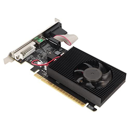 Lazmin112 Computer Grafische Kaart, 4 GB DDR3 128-bits 700 MHz 1400 MHz Halfhoge GPU Grafische Kaart, HD DVI VGA PCI Express X16 3.0 Desktop Grafische Kaart