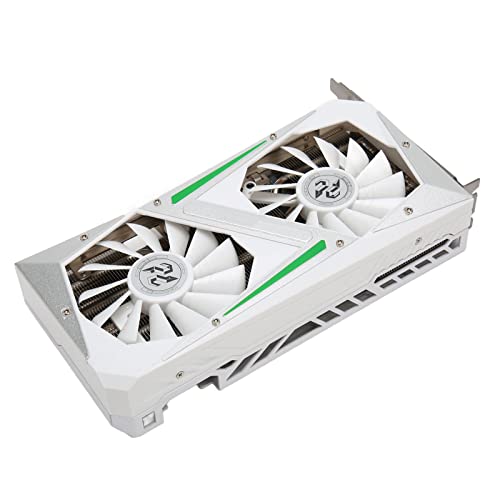 Lazmin112 RTX3060TI 8G Grafische Kaart, Gaming-grafische Kaart met Dubbele Ventilator, 1410 MHz Kernfrequentie, 8750 MHz Videogeheugenfrequentie, 256 Bit, Krachtige Beeldverwerking