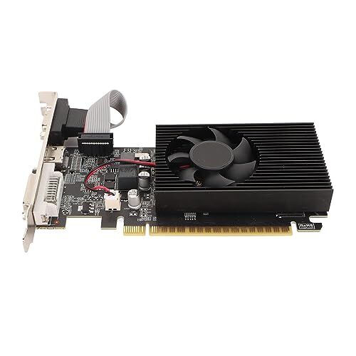 Cuifati GT 730 Grafische Kaart 128bit 4GB DDR3 Gaming Grafische Kaart met Koelventilatoren, 16 PCI Express 2.0 DVI, VGA, HDML Plug en Play Grafische Computerkaarten