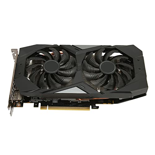 PUSOKEI GTX 1660 Ti 6G Grafische Kaart, GDDR6 192Bit Grafische Kaart, K ​​HDR Technologie, Gaming Dual Fan Grafische Kaart voor GTX 1660Ti, Computer Gaming Grafische Kaart