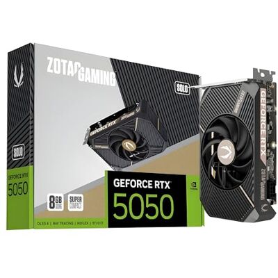 ZOTAC Gaming RTX 5050 Solo 8GB GDDR6 Reflex 2 RTX AI DLSS4 ZOTAC Gaming RTX 5050 Solo 8GB GDDR6 Reflex 2 RTX AI DLSS4