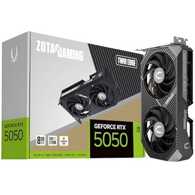 ZOTAC RTX 5050 Twin Edge 8GB GDDR6 HDMI 3xDP ZOTAC RTX 5050 Twin Edge 8GB GDDR6 HDMI 3xDP