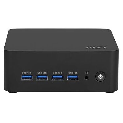 MSI Cubi Z 8M-032AT Mini PC AMD Ryzen 7 255 16GB/512GB Win11 Pro 16GB DDR5, 512GB NVMe SSD, 2x USB4 40Gbps, 5x USB 10Gbps, 2x HDMI 2.1, 4 displays, Dual 2.5G LAN, Wi-Fi 6E, BT 5.4 MSI Cubi Z 8M-032AT Mini PC AMD Ryzen 7 255 16GB/512GB Win11 Pro 16GB DDR5, 512GB NVMe SSD, 2x USB4 40Gbps, 5x USB 10Gbps, 2x HDMI 2.1, 4 displays, Dual 2.5G LAN, Wi-Fi 6E, BT 5.4