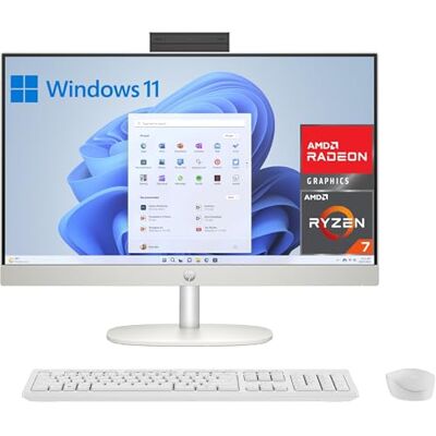 HP - 27-cr0005ss - AMD Ryzen 7 7730U - All-in-One PC HP - 27-cr0005ss - AMD Ryzen 7 7730U - All-in-One PC