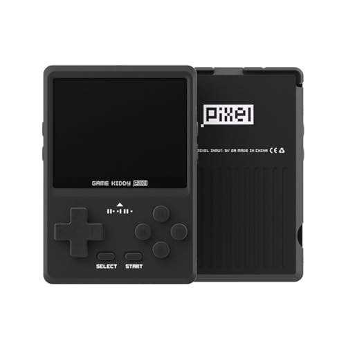 SKLL GKD PIXEL Handheld arcade gameconsole, 2,4 inch HD IPS-scherm, retro mini-gameconsole voor kinderen en volwassenen, 64G met 8000+ games