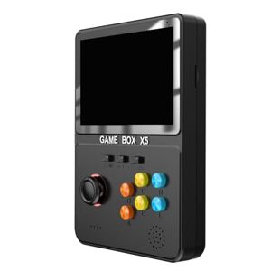 roomoon Draagbare X5 Handheld Game Player 4.0Inch 640 X 480 PixelsVideo Game Console Geschenken voor Kids-Zwart Duurzaam Gemakkelijk Installeren