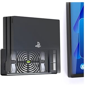 TotalMount 2524 Wandhouder voor Sony PlayStation 4 Pro console met warmtebeheer en veiligheidsclip zwart TotalMount 2524 Wandhouder voor Sony PlayStation 4 Pro console met warmtebeheer en veiligheidsclip zwart