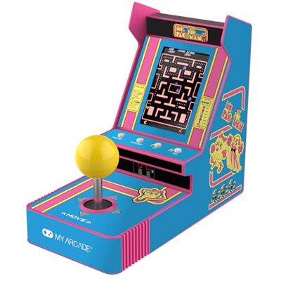 MY ARCADE MyArcade DGUNL-7074 Joystick Speler Mevrouw Pac-Man Draagbare Retro Arcade MY ARCADE MyArcade DGUNL-7074 Joystick Speler Mevrouw Pac-Man Draagbare Retro Arcade