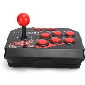 Cuifati Arcade Fight Stick, Universele Game Arcade Joystick met 3 M/9,8ft USB-kabel, Multifunctionele Sferische Metalen Joystick, Met 6 Ronde Bedieningsknoppen, voor PS3 voor Switch voor PC