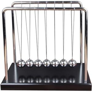 Luojuny Funy Cradle Slinger Educatief Newton Decoratie met 7 Balansballen Fun Wetenschap Fysica Leren Speelgoed Kantoor Thuis Desktop Mat