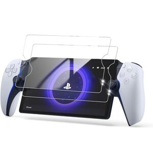 Vivideox Displaybeschermfolie van gehard glas, compatibel met PlayStation Portal Remote Play, transparant, HD transparant, anti-kras, voor PS5 PlayStation Portal Remote Play