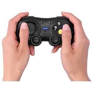 Nunafey Mini-gamepad, draadloze gamepad Somatosensorisch voor thuis voor gameruimte voor slaapkamer(Zwarte kleur doos verpakking)