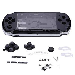 Niady Volledige behuizing vervanging Console Shell Game Case Cover Reparatie Onderdelen voor PSP 3000 (zwart)