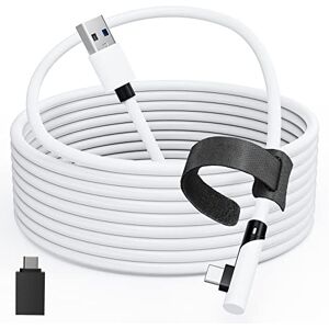 Tiergrade Link Kabel 5 m, compatibel met Meta Quest 3/Quest 2/Pro, PICO4/Pro, pc-kabel met 5 Gbps gegevensoverdracht, USB 3.0 naar type-kabel voor VR headset en gaming-pc