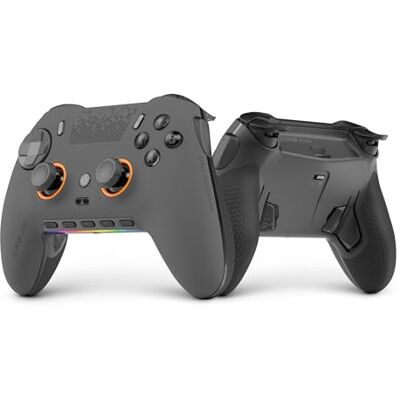 Scuf ENVISION PRO V2 (2025) PC-only draadloze gamecontroller – Staalgrijs Anti-drift grips, Vijf herbruikbare G-knoppen, Herbruikbare achterpaddles, Instant triggers Scuf ENVISION PRO V2 (2025) PC-only draadloze gamecontroller – Staalgrijs Anti-drift grips, Vijf herbruikbare G-knoppen, Herbruikbare achterpaddles, Instant triggers