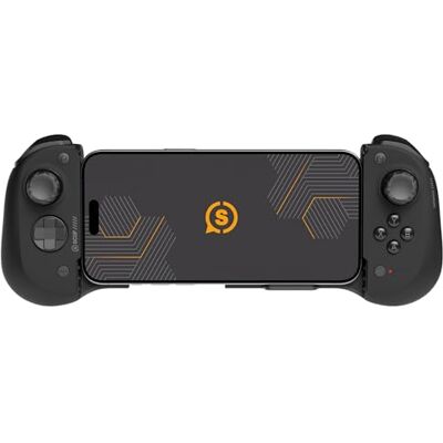 Scuf NOMAD Draadloze iPhone Mobiele Gamecontroller – Achterste Paddles – Anti-Drift Duimsticks – Bluetooth 5.0 Connectiviteit – PS Remote, Xbox Game Pass, Apple Arcade, Steam Link – Zwart Scuf NOMAD Draadloze iPhone Mobiele Gamecontroller – Achterste Paddles – Anti-Drift Duimsticks – Bluetooth 5.0 Connectiviteit – PS Remote, Xbox Game Pass, Apple Arcade, Steam Link – Zwart