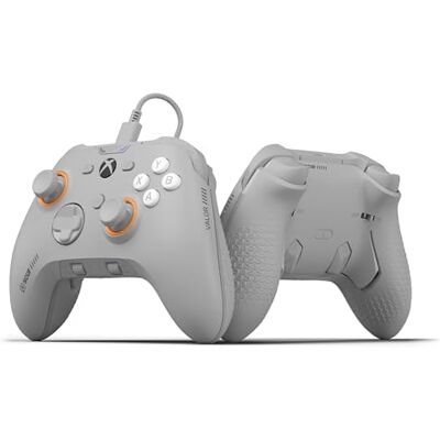 Scuf VALOR Bedrade Performance Xbox-Controller – Lichtgrijs Aanpasbare Achterste Peddels, Uithoudingsvermogen TMR Duimstokken, Instant Trekkers, Audiobediening, Xbox Series X S One, PC Scuf VALOR Bedrade Performance Xbox-Controller – Lichtgrijs Aanpasbare Achterste Peddels, Uithoudingsvermogen TMR Duimstokken, Instant Trekkers, Audiobediening, Xbox Series X S One, PC