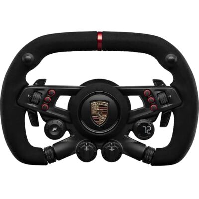 Corsair FANATEC Sim Racing CSL Elite Stuurwiel Porsche Vision GT – PC PS5 PS4 Officieel Gelicentieerd, Tactaris-Handgreep, OLED-Display, Magnetische Schakelaars, QR2 Lite aan de Wielzijde Corsair FANATEC Sim Racing CSL Elite Stuurwiel Porsche Vision GT – PC PS5 PS4 Officieel Gelicentieerd, Tactaris-Handgreep, OLED-Display, Magnetische Schakelaars, QR2 Lite aan de Wielzijde
