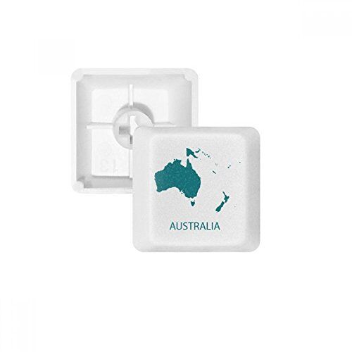 DIYthinker Australië Oceanië Continent Silhouet Kaart PBT Keycaps voor Mechanisch Toetsenbord Witte OEM Geen Markering Print
