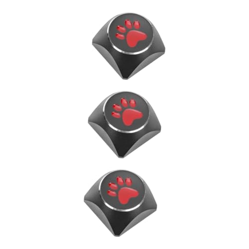 Homoyoyo 3 Stuks toetsenbord accessoire mechanisch toetsenbord keycap gekleurd toetsenbord metaal toetsdoppen machines toetsenbord keycap voor gaming-toetsenbord toetskap knop Accessoires