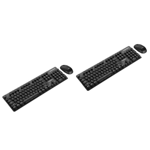 OSALADI 2 Stuks Muis Toetsenbord Draadloos Windows-toetsenbord Toetsenbord Bedraad Draadloos Usb-toetsenbord Bedraad Toetsenbord Mode Toetsenbord N520 Muis En Toetsenbord Bedrade