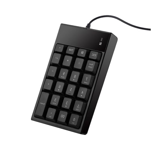Yissone Numeriek Toetsenbord 23-Key USB Wired Nummer Pad Financiële Accounting Numpad voor Laptop PC Desktop