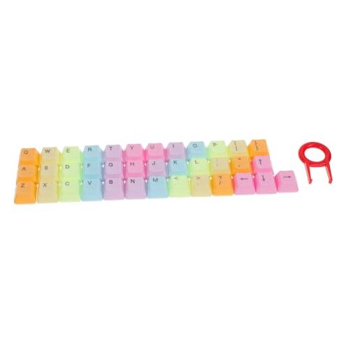 UKCOCO 4 Sets Keycap Kersen Toetsenbord Kleur Toetsenbord Computer Toetsenborden Toetsenbord Key Caps Ornament Kits Toetsenbord Accessoires Abs Toetsenbord Aanbod Duurzame Sleutel Caps