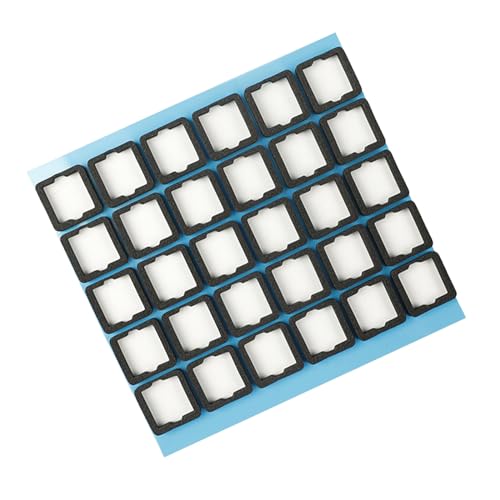 FENOHREFE 120Pcs Geluiddempers Pad Geluiddempers Foam Geluidsdempers Sheet Voor Mechanische Toetsenbord Schakelaars Pad Geluiddempers Pad Bodem Katoen Toetsenbord Padding