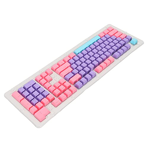 TENP Gaming-Toetsenborden PBT-Toetsenborden OEM-Toetsenborden Hoogte van 108 Toetsen voor Mechanisch Toetsenbord (Paars Roze Blauw)