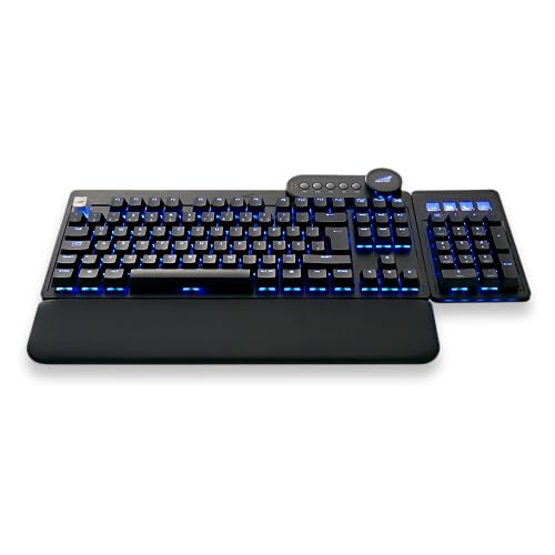 Mountain Everest Max Gaming Keyboard MX Brown, ISO, DE-lay-out, zwart