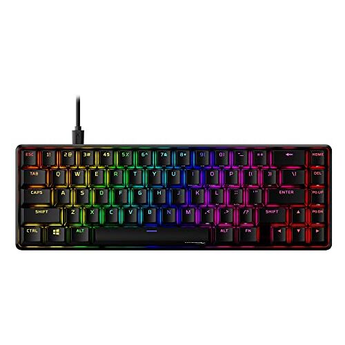 HYPERX Alloy Origins 65 Mechanisch gametoetsenbord HX rood (Amerikaanse qwerty)