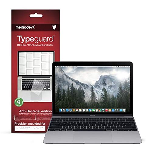 MediaDevil Typeguard Toetsenbordhoes voor MacBook Air 13 inch (2018) (Amerikaanse toetsindeling) – antibacteriële editie