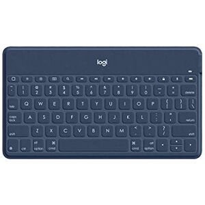 Logitech Keys-To-Go draadloos bluetooth-toetsenbord voor iPhone, iPad, Apple TV, QWERTY-lay-out, blauw Logitech Keys-To-Go draadloos bluetooth-toetsenbord voor iPhone, iPad, Apple TV, QWERTY-lay-out, blauw