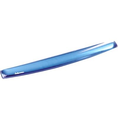 Fellowes Polssteun Crystals Gel voor het toetsenbord ergonomisch vuilafstotend en afwasbaar voor kantoor, thuiskantoor en gaming kleur: blauw Fellowes Polssteun Crystals Gel voor het toetsenbord ergonomisch vuilafstotend en afwasbaar voor kantoor, thuiskantoor en gaming kleur: blauw