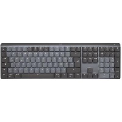 Logitech MX Mechanisch, Draadloos, Verlicht Toetsenbord, Lineaire Schakelaars, Duitse QWERTZ indeling Grijs Logitech MX Mechanisch, Draadloos, Verlicht Toetsenbord, Lineaire Schakelaars, Duitse QWERTZ indeling Grijs