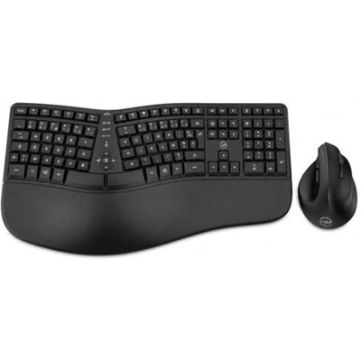 Mobility Lab MOBILKTY Lab Ergo C30W – ergonomisch draadloos toetsenbord + muis combo – AZERTY, polssteun, ergonomische lay-out, verstelbare kanteling van het toetsenbord, instelbare DPI – Windows Mobility Lab MOBILKTY Lab Ergo C30W – ergonomisch draadloos toetsenbord + muis combo – AZERTY, polssteun, ergonomische lay-out, verstelbare kanteling van het toetsenbord, instelbare DPI – Windows