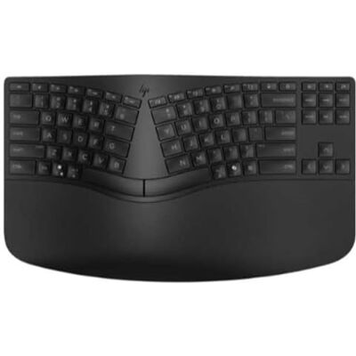 HP 960 Ergonomisch draadloos toetsenbord (onafhankelijk cijfertoetsenbord, handsteun, snelle synchronisatie, automatische detectie besturingssysteem, negatieve helling, Spaans QWERTY-toetsenbord) HP 960 Ergonomisch draadloos toetsenbord (onafhankelijk cijfertoetsenbord, handsteun, snelle synchronisatie, automatische detectie besturingssysteem, negatieve helling, Spaans QWERTY-toetsenbord)