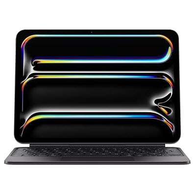 Apple iPad Magic Keyboard-hoes voor de 11 inch iPad Pro (M4), comfortabel typen, ingebouwde trackpad, rij functietoetsen, Italiaans Zwart Apple iPad Magic Keyboard-hoes voor de 11 inch iPad Pro (M4), comfortabel typen, ingebouwde trackpad, rij functietoetsen, Italiaans Zwart 