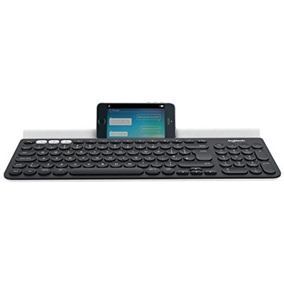 Logitech K780 Multi-Device Draadloos Toetsenbord voor Windows, Apple Android of Chrome, Draadloos 2.4GHz en Bluetooth, Stil, PC/Mac/Laptop/Smartphone/Tablet, QWERTY UK Layout Donkergrijs/Wit QWERTY lay-out Engels UK grijs Logitech K780 Multi-Device Draadloos Toetsenbord voor Windows, Apple Android of Chrome, Draadloos 2.4GHz en Bluetooth, Stil, PC/Mac/Laptop/Smartphone/Tablet, QWERTY UK Layout Donkergrijs/Wit QWERTY lay-out Engels UK grijs