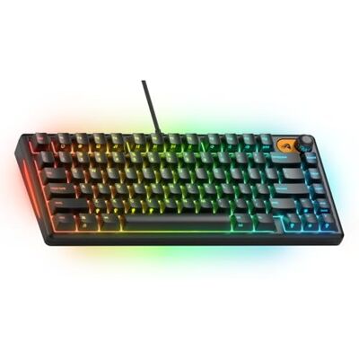 GLORIOUS GMBK 75% Toetsenbord UK QWERTY Zwart Custom Mechanisch Ontwerp, 10-Zone RGB Verlichting, IP57 Water En Stofbestendig, Stille Switches, Afneembare USB-Kabel, TKL GLORIOUS GMBK 75% Toetsenbord UK QWERTY Zwart Custom Mechanisch Ontwerp, 10-Zone RGB Verlichting, IP57 Water En Stofbestendig, Stille Switches, Afneembare USB-Kabel, TKL